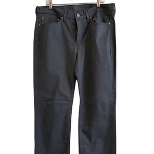 Levi's 514 Stretch Straight Fit Twill 5 Pocket Pants - 36x32 - Graphite Gray
